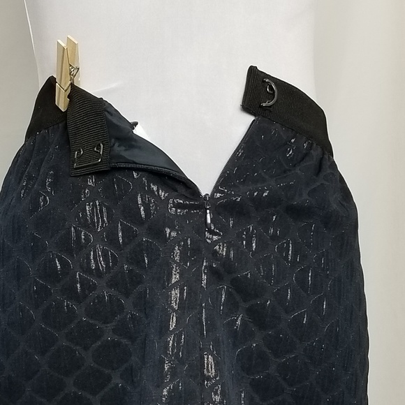 LOFT Faux Snakeskin w Pocket skirt large 12 - Picture 7 of 7